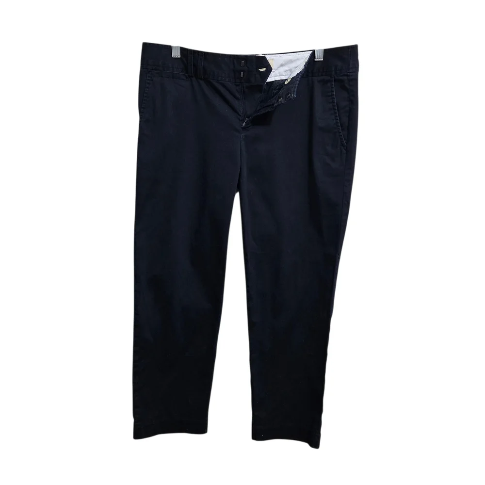 Banana Republic Womens Black ‎ Chinos SZ 8 Ryan Fit